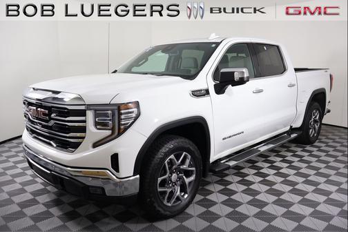 Summit White 2025 GMC Sierra 1500 SLT