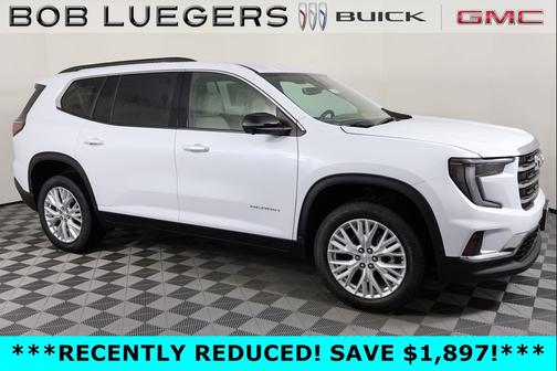 Glacier White Tricoat 2026 GMC Acadia Elevation AWD
