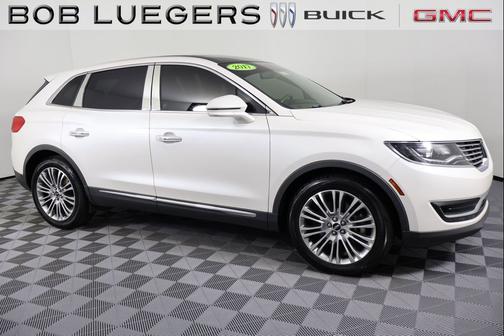 White Platinum Metallic Tri-Coat 2017 Lincoln MKX Reserve
