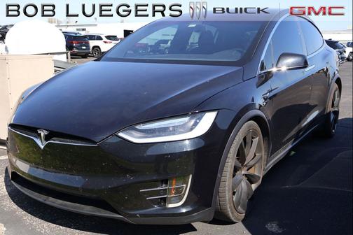 Black 2017 Tesla Model X 90D