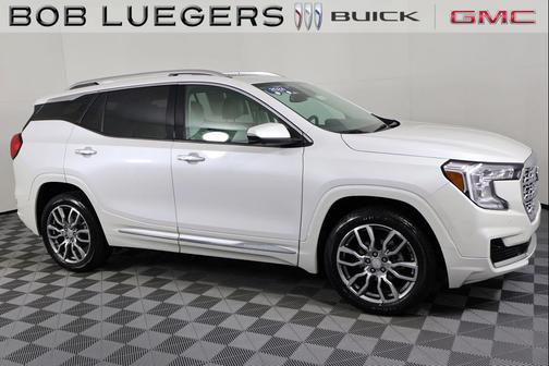 White Frost Tricoat 2024 GMC Terrain Denali