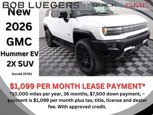 2026 GMC HUMMER EV SUV 2X