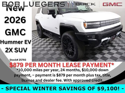 2026 GMC HUMMER EV SUV 2X