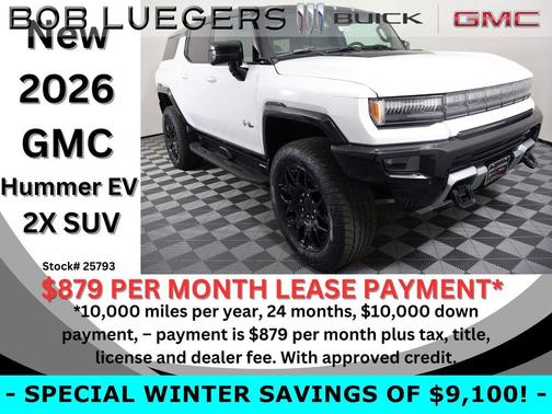 2026 GMC HUMMER EV SUV 2X