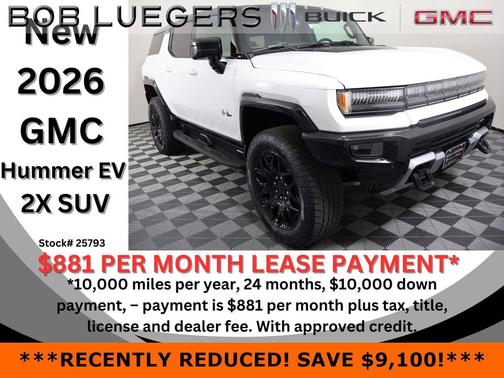 2026 GMC HUMMER EV SUV 2X