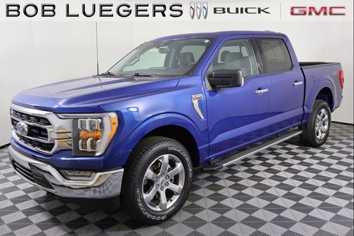 Atlas Blue Metallic 2022 Ford F-150 XLT