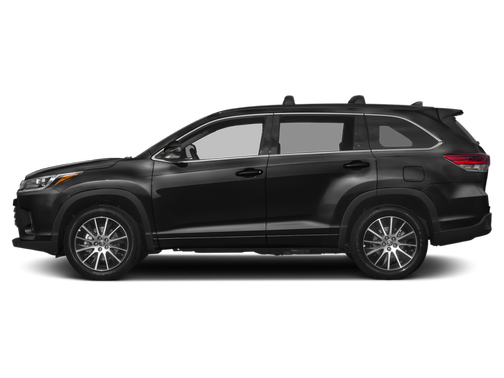 Midnight Black Metallic 2019 Toyota Highlander SE