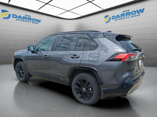Magnetic Gray Metallic/Midnight Black Metallic 2024 Toyota RAV4 Hybrid SE