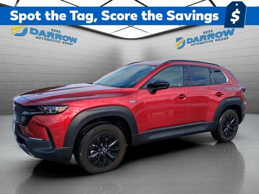 Soul Red Crystal Metallic 2025 Mazda CX-50 Hybrid Premium Package