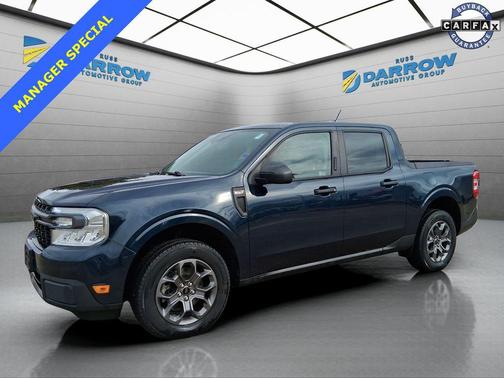 Blue 2022 Ford Maverick XLT