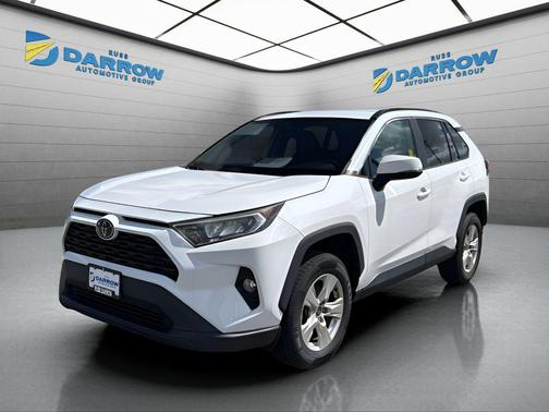 Super White 2021 Toyota RAV4 XLE