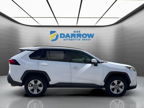 Super White 2021 Toyota RAV4 XLE