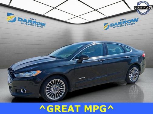 Deep Impact Blue Metallic 2014 Ford Fusion Hybrid Titanium