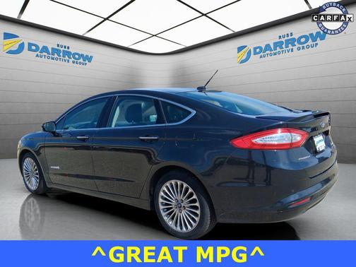 Deep Impact Blue Metallic 2014 Ford Fusion Hybrid Titanium