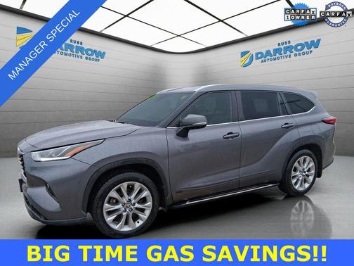 Magnetic Gray Metallic 2023 Toyota Highlander Hybrid Limited