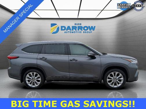 Magnetic Gray Metallic 2023 Toyota Highlander Hybrid Limited