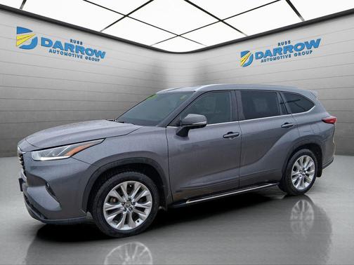 Magnetic Gray Metallic 2023 Toyota Highlander Hybrid Limited