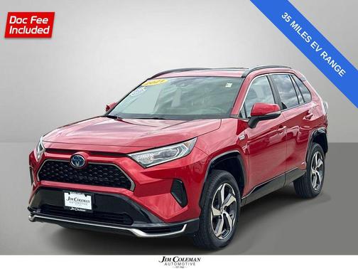 Supersonic Red 2021 Toyota RAV4 Prime SE