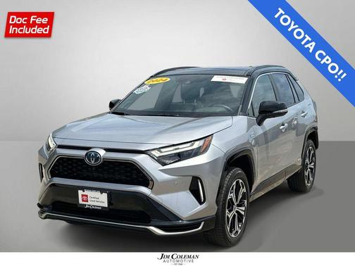 Silver Sky Metallic/Midnight Black Metallic 2024 Toyota RAV4 Prime XSE