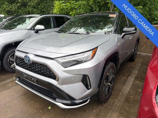 Silver Sky Metallic/Midnight Black Metallic 2024 Toyota RAV4 Prime XSE
