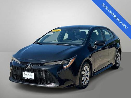 Black Sand Pearl 2020 Toyota Corolla LE