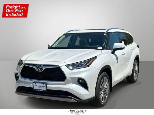 Wind Chill Pearl 2026 Toyota Highlander Hybrid Platinum