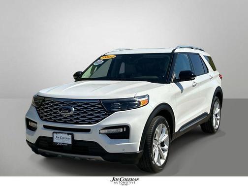 STAR WHITE MET TRI-COAT 2022 Ford Explorer Platinum