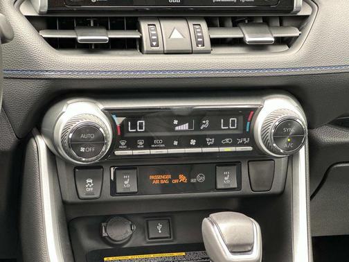 Blue Print/Midnight Black Metallic 2021 Toyota RAV4 Hybrid SE