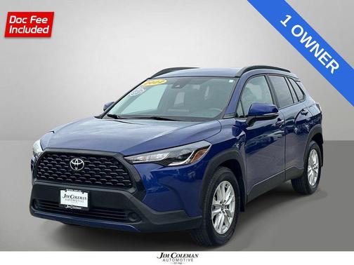 Blue Crush Metallic 2022 Toyota Corolla Cross LE