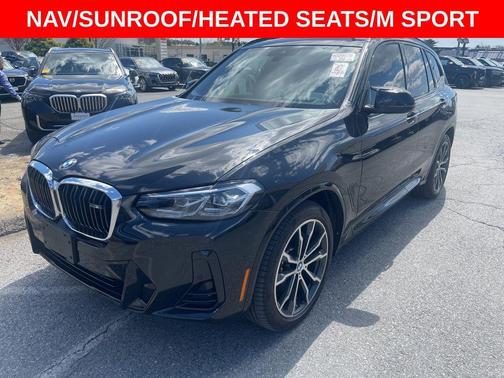 Black Sapphire Metallic 2022 BMW X3 M40i