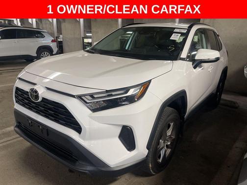 White 2022 Toyota RAV4 XLE