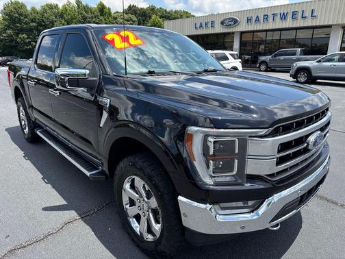 Agate Black Metallic 2022 Ford F-150 Lariat