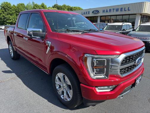 Rapid Red Metallic Tinted Clearcoat 2023 Ford F-150 Platinum