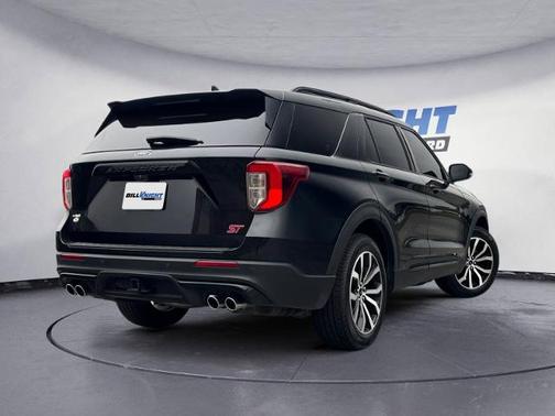 AGATE BLACK METALLIC 2021 Ford Explorer ST