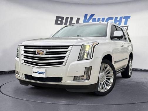 Crystal White Tri-Coat 2018 Cadillac Escalade PLATINUM