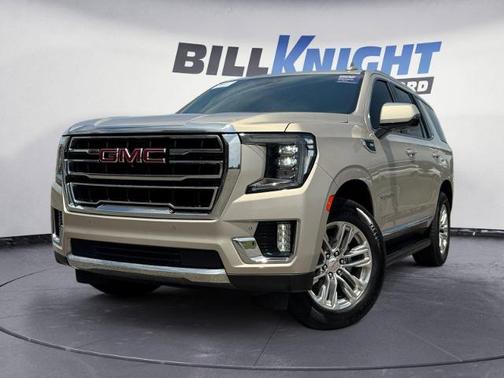 Beige Pearl Metallic 2021 GMC Yukon SLT