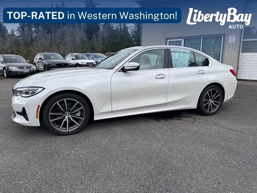 White Metallic 2021 BMW 330 330i xDrive