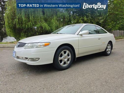White Diamond Pearl 2002 Toyota Camry Solara SLE V6