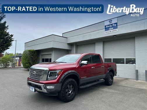 Cardinal Red Metallic 2021 Nissan Titan Platinum Reserve