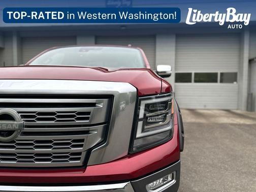 Cardinal Red Metallic 2021 Nissan Titan Platinum Reserve
