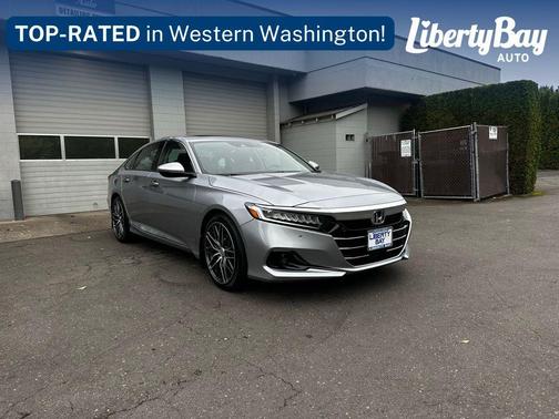 Lunar Silver Metallic 2021 Honda Accord Touring 2.0T