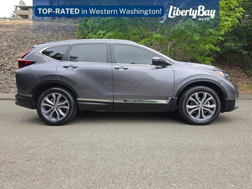 Gray 2021 Honda CR-V Hybrid Touring