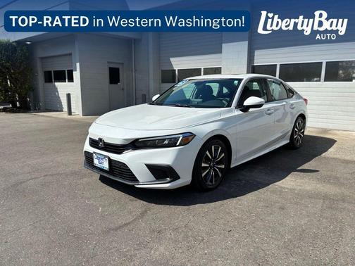 Platinum White Pearl 2023 Honda Civic EX