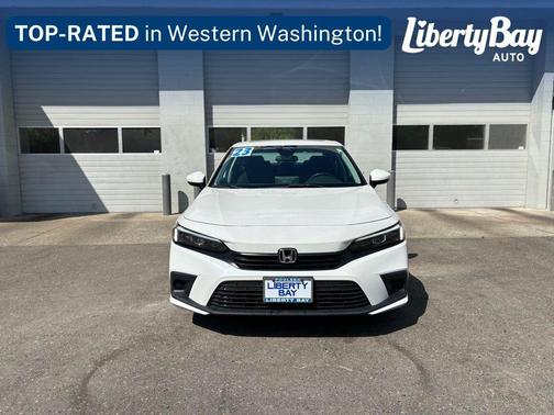 Platinum White Pearl 2023 Honda Civic EX