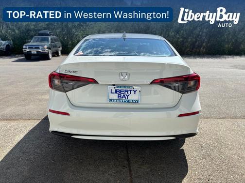 White 2023 Honda Civic EX