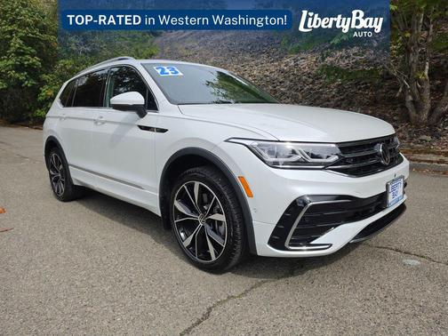 Opal White 2023 Volkswagen Tiguan 2.0T SEL R-Line