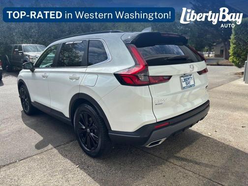 Platinum White Pearl 2024 Honda CR-V Hybrid Sport Touring AWD