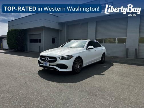 White 2025 Mercedes-Benz C-Class C 300