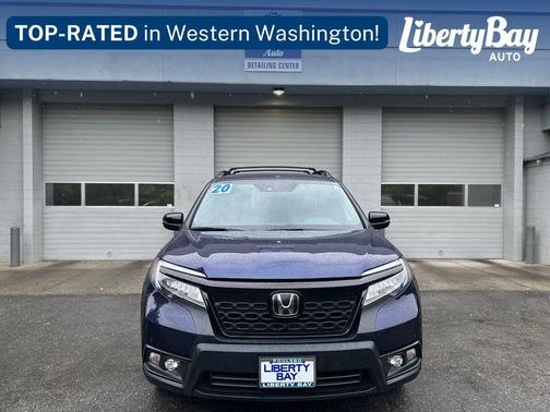 Obsidian Blue Pearl 2020 Honda Passport AWD Touring