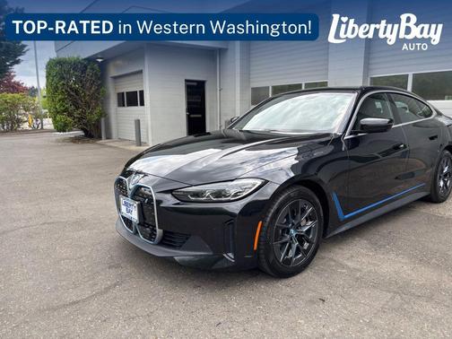 Black Sapphire Metallic 2024 BMW i4 Gran Coupe eDrive40